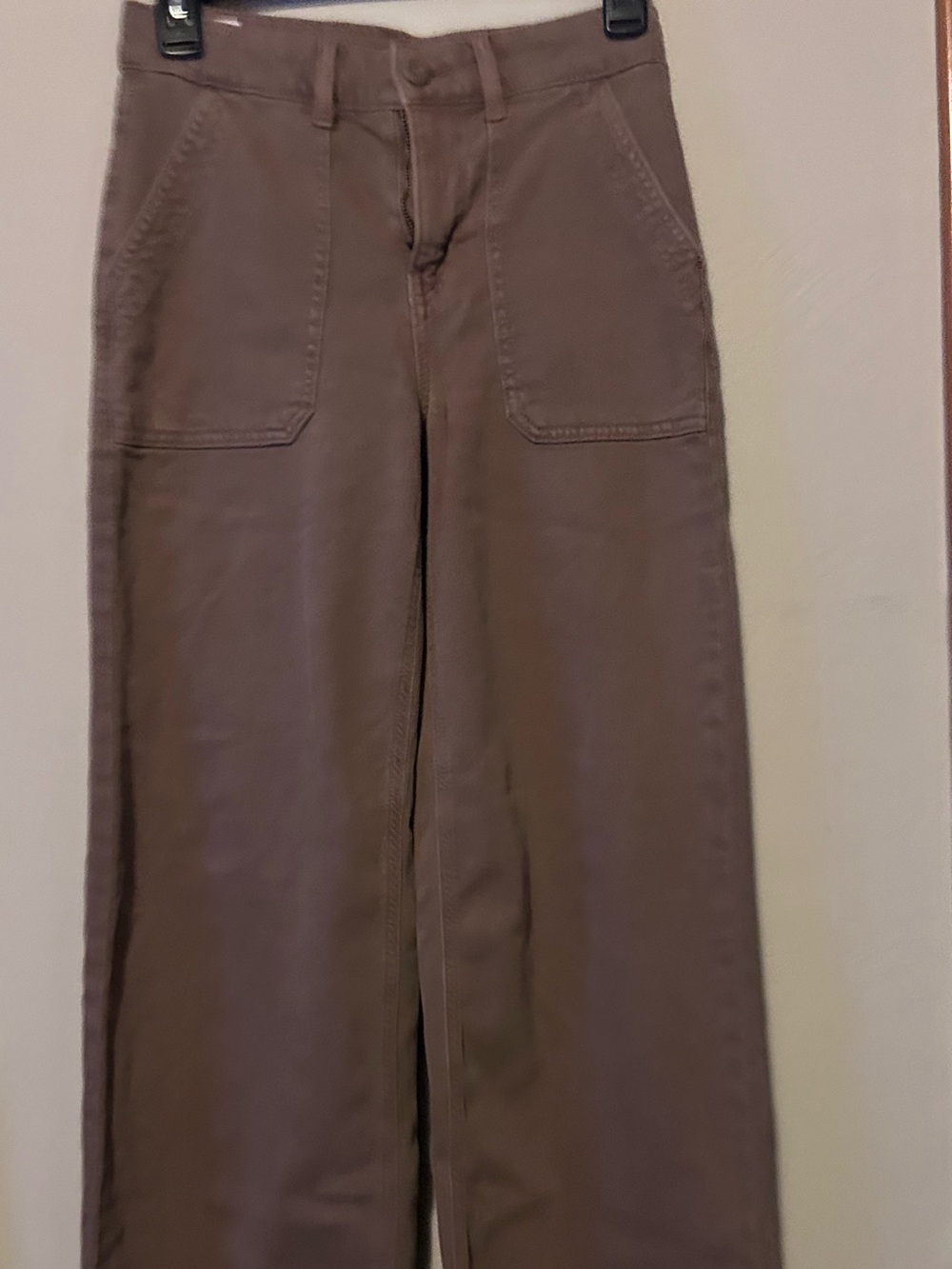 American Eagle Brown Wide Leg Jean Size 000